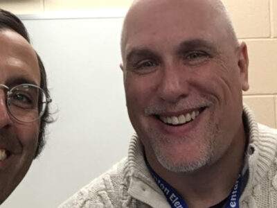 ARROW Director shares wind turbine presentation with Westhampton Elementary students