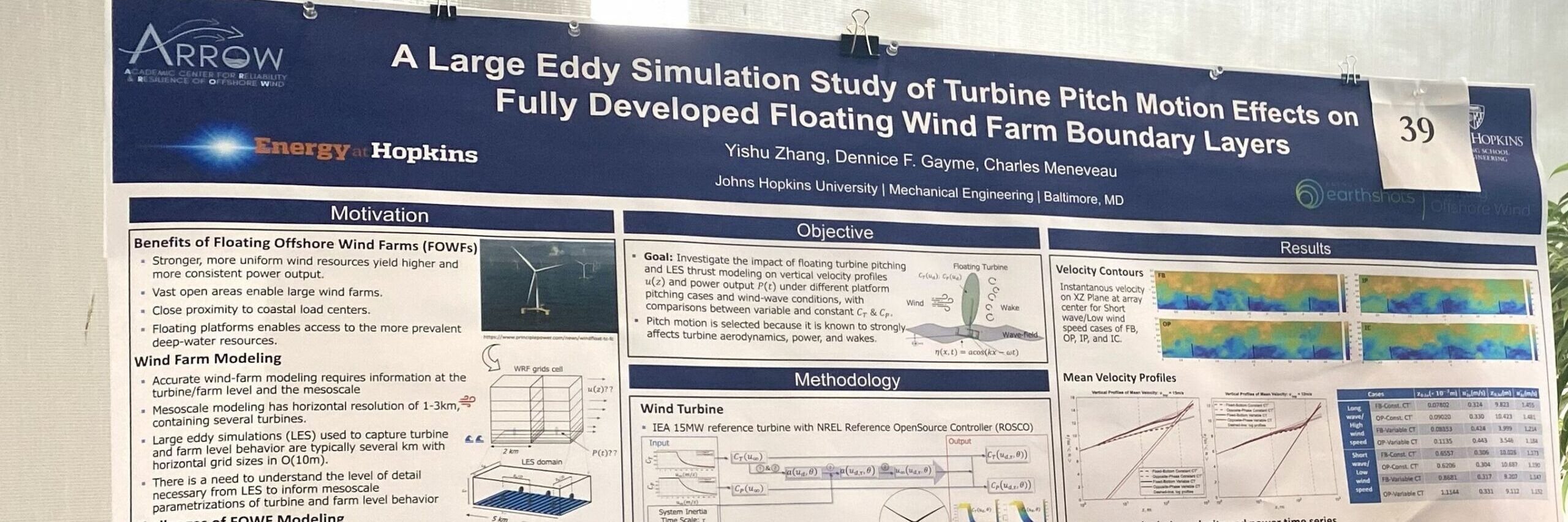 ARROW student Yishu Zhang presents at ROSEI summit