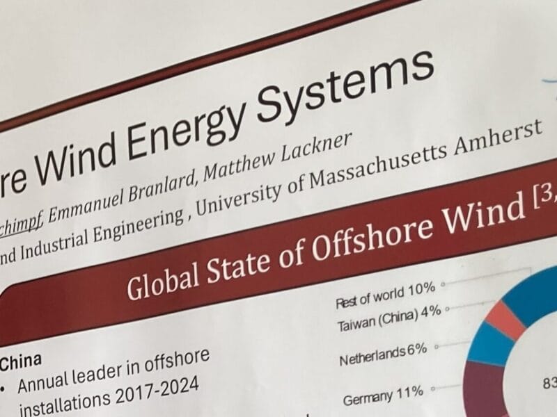 ARROW student Peter Schimpf presents at Energy Transition Symposium